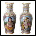 Vases en hauteur indiens