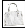 White-Beige hand bags