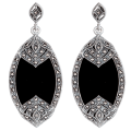 Boucles doreilles en argent