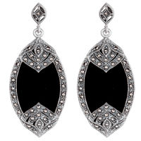 Boucles doreilles en argent