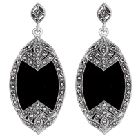 Boucles doreilles en argent