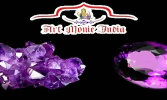 Amethyst : Stone famous for its violet color and highly use for jewelry