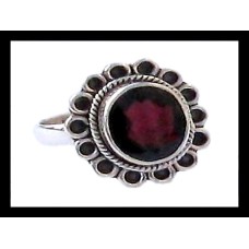 Bijoux indiens - Bague Grenat - Bague indienne Bijoux indiens - Bague Grenat - Bague indienne