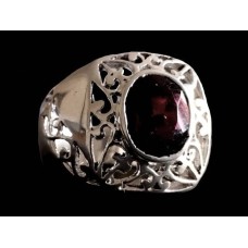 Bijoux indiens - Bague Grenat - Bague indienne Bijoux indiens - Bague Grenat - Bague indienne
