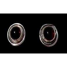 Bijoux indiens - Boucles d'Oreilles indiennes - Grenat Bijoux indiens - Boucles d'Oreilles indiennes - Grenat