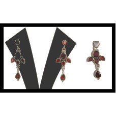 Bijoux indiens - Parure indienne - Grenat Bijoux indiens - Parure indienne - Grenat
