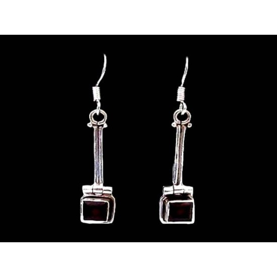 Bijoux indiens - Boucles d Oreilles indiennes - Grenat (BO-GR-186) Bijoux indiens - Boucles d Oreilles indiennes - Grenat,Boucles d Oreilles indiennes