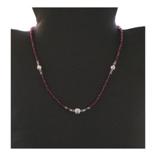 Bijoux indiens - Création Collier Grenat Bijoux indiens - Création Collier Grenat