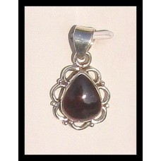 Bijoux indiens - Pendentif indien - Grenat Bijoux indiens - Pendentif indien - Grenat