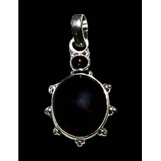 Bijoux indiens - Pendentif indien - Grenat Bijoux indiens - Pendentif indien - Grenat