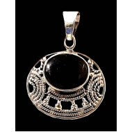 Indian jewelry - Indian pendant – Garnet