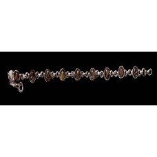 Bijoux indiens argent - Bracelet indien Ambre Bijoux indiens argent - Bracelet indien Ambre