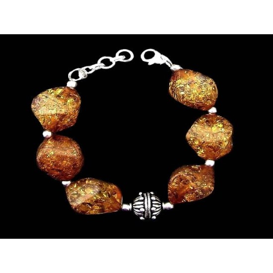 Indian Jewelry - Bracelet Chinese Amber,Indian Bracelets