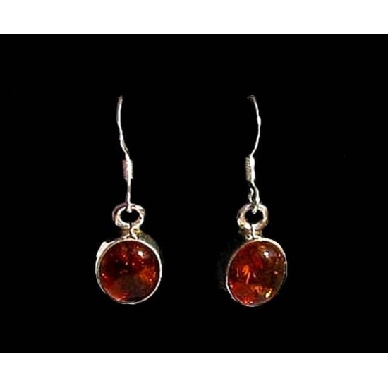 Indian silver jewelry - Earrings Amber Indian,Indian Earings