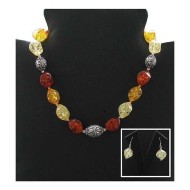 Indian Jewelry - Necklace Chinese Amber