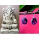Indian silver jewellery - Earrings Amethyst Indian (BO-AM-07-1) Indian silver jewellery - Earrings Amethyst Indian,Indian Earrings