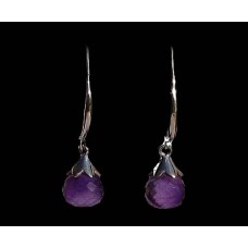 Bijoux indiens - Création Boucles d'oreilles Améthyste Bijoux indiens - Création Boucles d'oreilles Améthyste