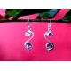 India jewelry - Indian Amethyst Earrings, Indian Earrings