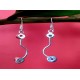 Indian silver jewellery - Earrings Amethyst Indian,Indian Earrings