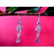 Indian silver jewellery - Earrings Amethyst Indian,Indian Earrings