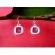 Indian silver jewellery - Earrings Amethyst Indian,Indian Earrings