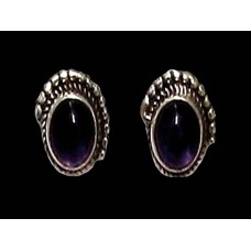 Bijoux inde - Boucles d'Oreilles indiennes Améthyste Bijoux inde - Boucles d'Oreilles indiennes Améthyste