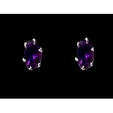 Bijoux inde - Boucles d'Oreilles indiennes Améthyste Bijoux inde - Boucles d'Oreilles indiennes Améthyste