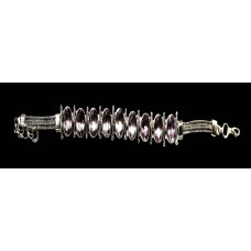 Indian silver jewellery - Indian Amethyst Bracelet Indian silver jewellery - Indian Amethyst Bracelet