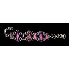 Indian silver jewellery - Indian Amethyst Bracelet Indian silver jewellery - Indian Amethyst Bracelet