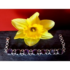 Indian silver jewellery - Indian Amethyst Bracelet Indian silver jewellery - Indian Amethyst Bracelet
