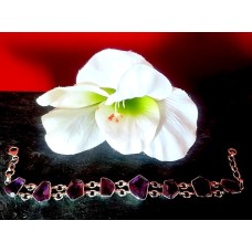 Indian silver jewellery - Indian Amethyst Bracelet Indian silver jewellery - Indian Amethyst Bracelet