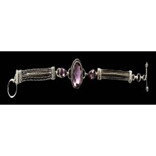Indian silver jewellery - Indian Amethyst Bracelet Indian silver jewellery - Indian Amethyst Bracelet