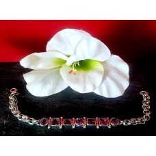Bijoux indiens argent - Bracelet indien Améthyste Bijoux indiens argent - Bracelet indien Améthyste