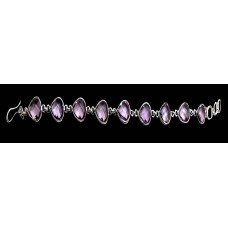 Amethyst Indian Jewelry Silver Bracelet Amethyst Indian Jewelry Silver Bracelet