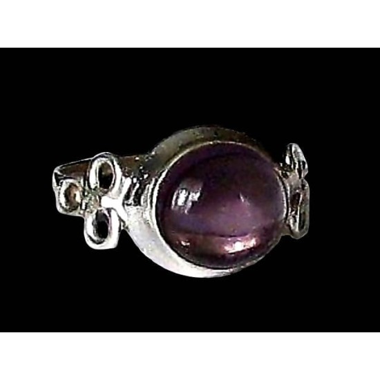 Indian silver jewelry - Indian Amethyst Ring,Indian rings