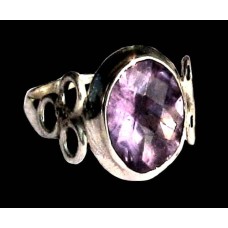 Indian silver jewelry - Indian Amethyst Ring Indian silver jewelry - Indian Amethyst Ring