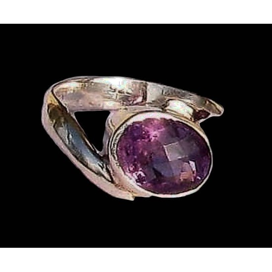 Indian silver jewelry - Indian Amethyst Ring,Indian rings