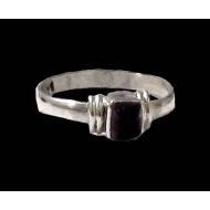 Indian silver jewelry - Indian Amethyst Ring