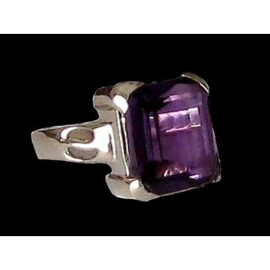 Indian silver jewelry - Indian Amethyst Ring,Silver mens rings