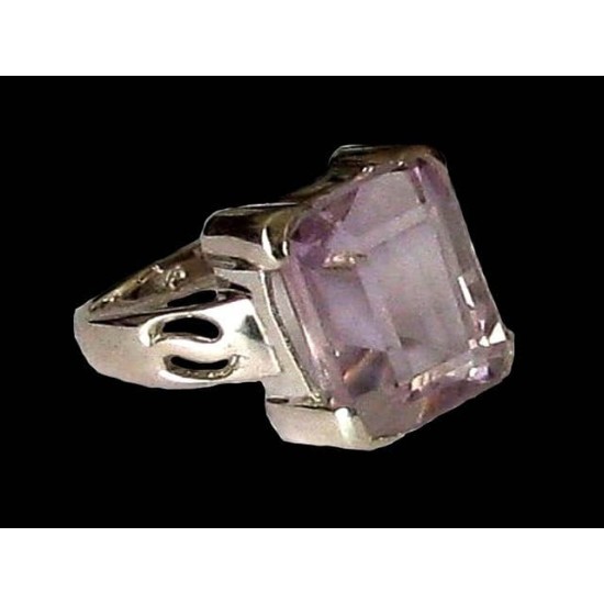 Indian silver jewelry - Indian Amethyst Ring,Indian rings