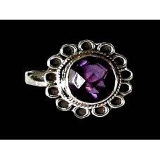 Bijoux indiens - Bague indienne Améthyste Bijoux indiens - Bague indienne Améthyste