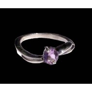 Indian silver jewelry - Indian Amethyst Ring