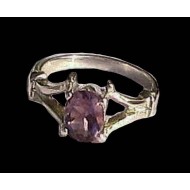 Indian silver jewelry - Indian Amethyst Ring