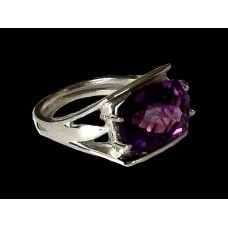 Bijoux indiens - Bague indienne Améthyste Bijoux indiens - Bague indienne Améthyste