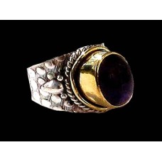 Bijoux indiens - Bague indienne Améthyste Bijoux indiens - Bague indienne Améthyste