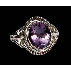 Bijoux indiens - Bague indienne Améthyste Bijoux indiens - Bague indienne Améthyste