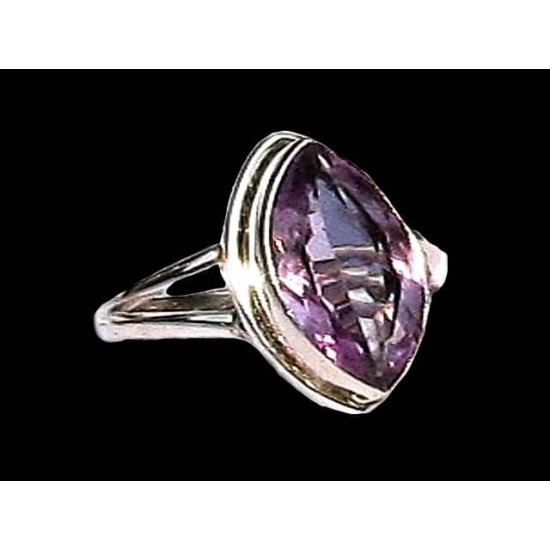 Indian silver jewelry - Indian Amethyste Ring,Indian rings