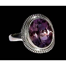 Bijoux indiens - Bague indienne Améthyste Bijoux indiens - Bague indienne Améthyste