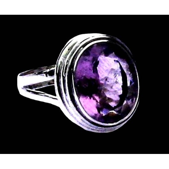 Indian silver jewelry - Indian Amethyst Ring,Indian rings