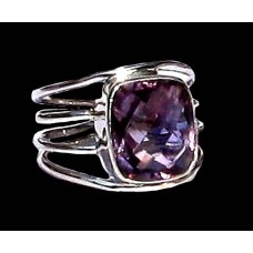 Bijoux indiens - Bague indienne Améthyste Bijoux indiens - Bague indienne Améthyste
